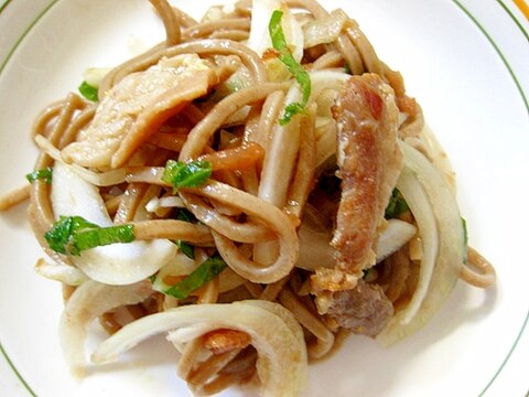 蕎麦の梅肉ドレッシング